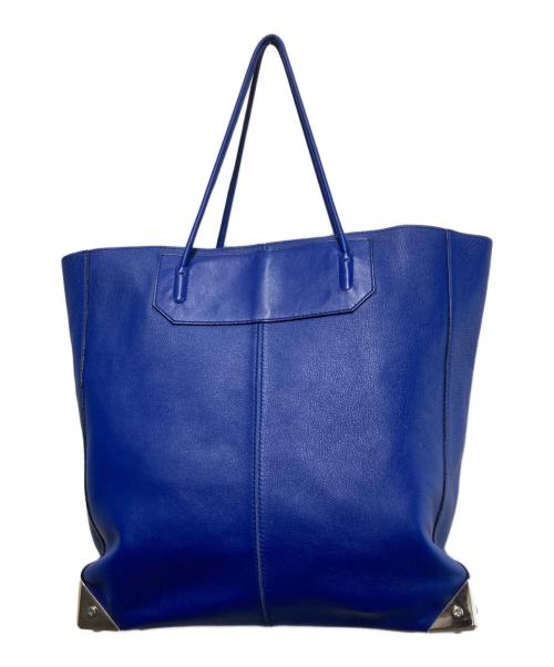 ALEXANDER WANG（アレキサンダー・ワン）ALEXANDER WANG (アレキサンダー・ワン) ポーチ付きトートバッグ ブルーの古着・服飾アイテム