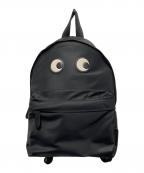 ANYA HINDMARCHアニヤ・ハインドマーチ）の古着「EYES BACKPACK/アイズ バックパック」｜ブラック