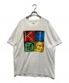 LARRY CLARK×R.TMラリー・クラーク×クリエイティブ・プラットフォーム）の古着「プリントTシャツ」｜ホワイト