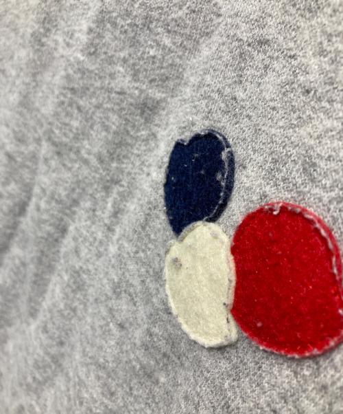MONCLER（モンクレール）MONCLER (モンクレール) スウェット/ワッペン グレー サイズ:Lの古着・服飾アイテム