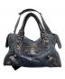 BALENCIAGA（バレンシアガ）の古着「2WAYバッグ/ジャイアントシティ/ショルダーバッグ/ハンドバッグ」｜ネイビー