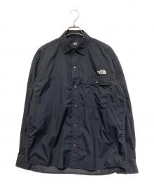 THE NORTH FACE（ザ ノース フェイス）の古着「L/S Nuptse Shirt」｜ブラック