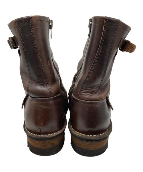 SLOW WEAR LION（スローウェアライオン）SLOW WEAR LION (スローウェアライオン) クロムエクセルレザーエンジニアブーツ ブラウン サイズ:26.5の古着・服飾アイテム