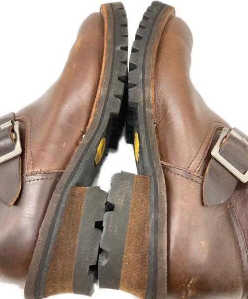 SLOW WEAR LION（スローウェアライオン）SLOW WEAR LION (スローウェアライオン) クロムエクセルレザーエンジニアブーツ ブラウン サイズ:26.5の古着・服飾アイテム