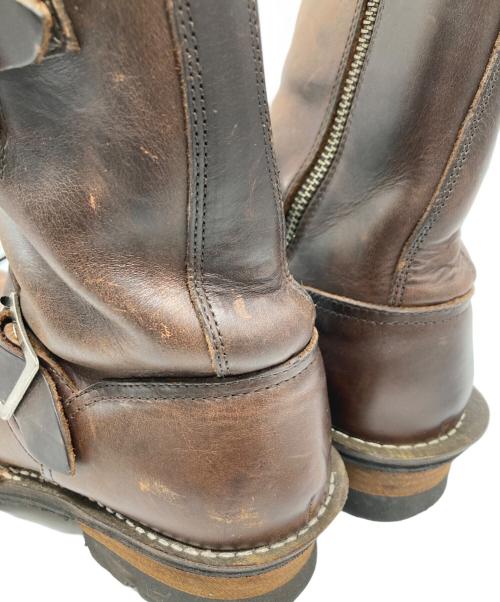 SLOW WEAR LION（スローウェアライオン）SLOW WEAR LION (スローウェアライオン) クロムエクセルレザーエンジニアブーツ ブラウン サイズ:26.5の古着・服飾アイテム