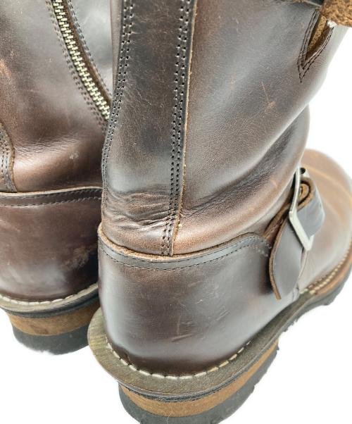 SLOW WEAR LION（スローウェアライオン）SLOW WEAR LION (スローウェアライオン) クロムエクセルレザーエンジニアブーツ ブラウン サイズ:26.5の古着・服飾アイテム