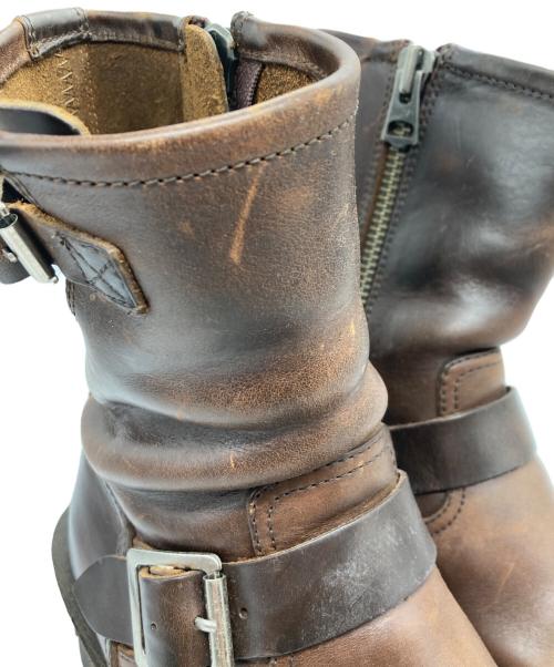 SLOW WEAR LION（スローウェアライオン）SLOW WEAR LION (スローウェアライオン) クロムエクセルレザーエンジニアブーツ ブラウン サイズ:26.5の古着・服飾アイテム