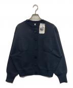 BEARDSLEYビアズリー）の古着「LIVETART ニットジャケットカーディガン」｜ブラック