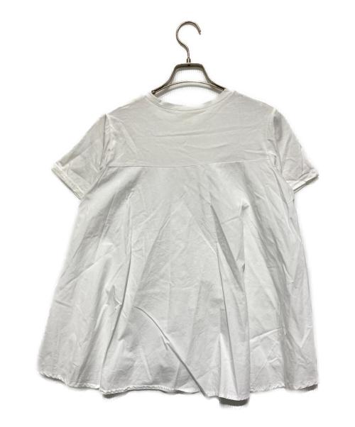 BEARDSLEY（ビアズリー）BEARDSLEY (ビアズリー) レイヤード風カットソー ホワイト サイズ:Freeの古着・服飾アイテム