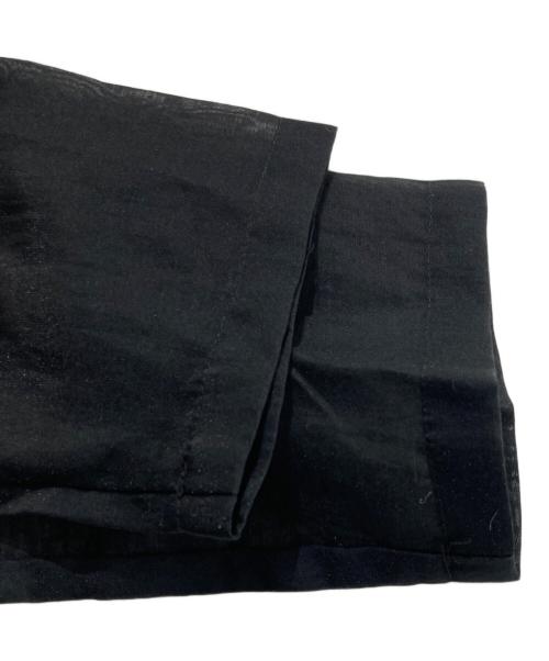 CADUNE（カデュネ）CADUNE (カデュネ) シアー フレア ブラウス ブラック サイズ:Mの古着・服飾アイテム