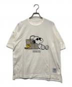 pionunnal×PEANUTSピオヌンナル×ピーナッツ）の古着「プリントTシャツ」｜ホワイト
