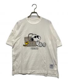 pionunnal×PEANUTS（ピオヌンナル×ピーナッツ）の古着「プリントTシャツ」｜ホワイト