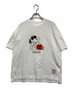 pionunnal×PEANUTSピオヌンナル×ピーナッツ）の古着「プリントTシャツ」｜ホワイト