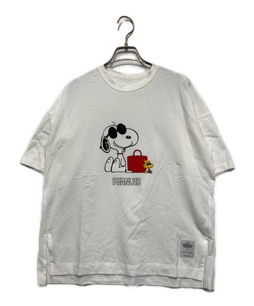 pionunnal（ピオヌンナル）pionunnal (ピオヌンナル) PEANUTS (ピーナッツ) プリントTシャツ ホワイト サイズ:FREEの古着・服飾アイテム