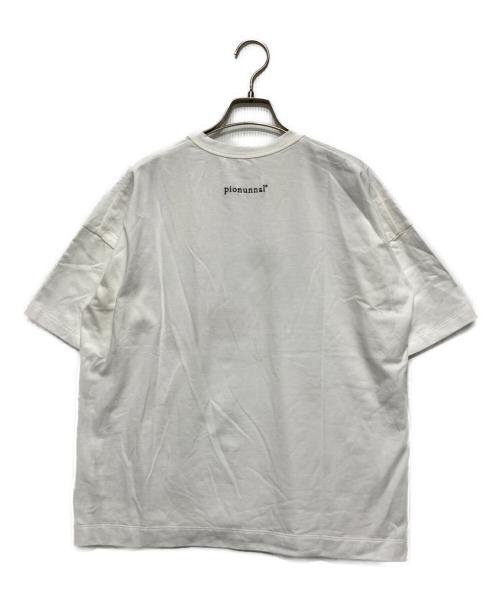 pionunnal（ピオヌンナル）pionunnal (ピオヌンナル) PEANUTS (ピーナッツ) プリントTシャツ ホワイト サイズ:FREEの古着・服飾アイテム