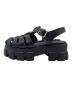 PRADA (プラダ) モノリス ラバー サンダル ブラック サイズ:37：50000円