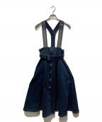 Christian Diorクリスチャン ディオール）の古着「デニムジャンパースカート」｜インディゴ