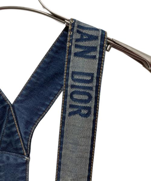 Christian Dior（クリスチャン ディオール）Christian Dior (クリスチャン ディオール) デニムジャンパースカート インディゴ サイズ:XXSの古着・服飾アイテム