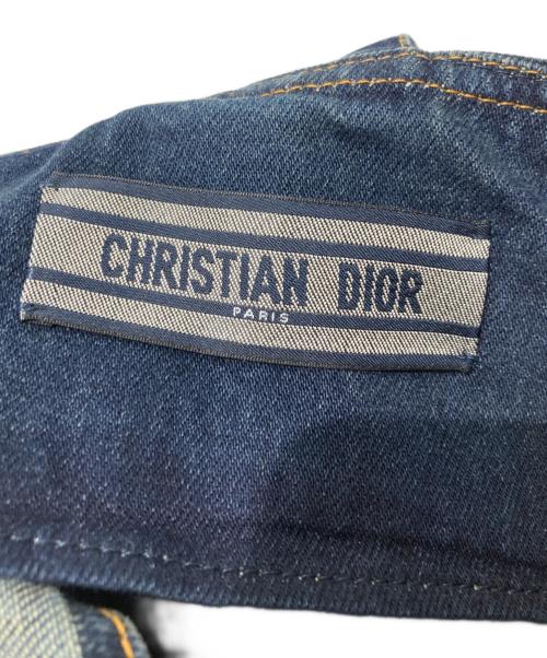 Christian Dior（クリスチャン ディオール）Christian Dior (クリスチャン ディオール) デニムジャンパースカート インディゴ サイズ:XXSの古着・服飾アイテム