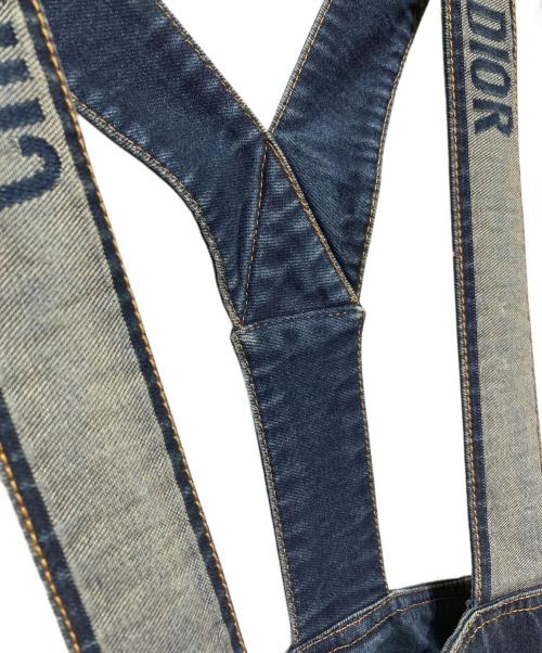 Christian Dior（クリスチャン ディオール）Christian Dior (クリスチャン ディオール) デニムジャンパースカート インディゴ サイズ:XXSの古着・服飾アイテム