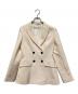 Christian Dior（クリスチャン ディオール）の古着「ダブルブレストテーラードジャケット」｜ベージュ
