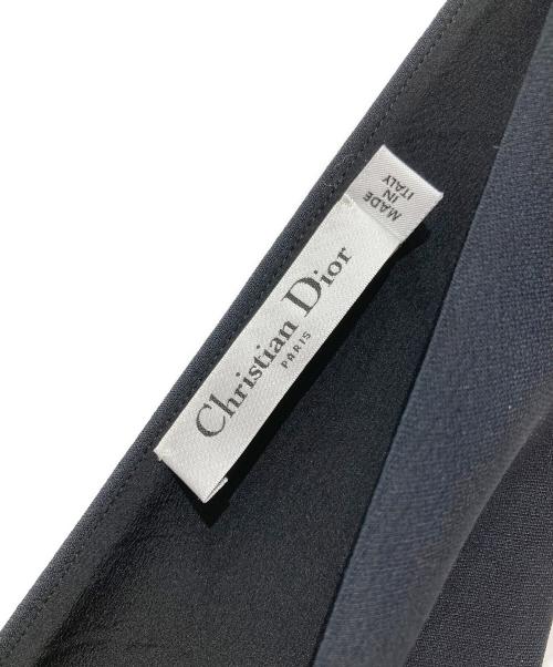 Christian Dior（クリスチャン ディオール）Christian Dior (クリスチャン ディオール) ノースリーブワンピース ネイビー サイズ:XXSの古着・服飾アイテム