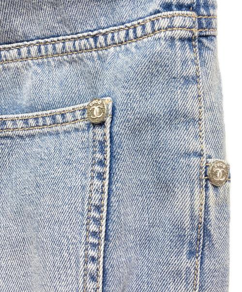 CHANEL（シャネル）CHANEL (シャネル) ココビーチデニムパンツ インディゴ サイズ:W34の古着・服飾アイテム