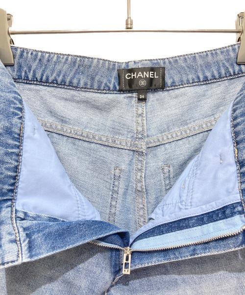 CHANEL（シャネル）CHANEL (シャネル) ココビーチデニムパンツ インディゴ サイズ:W34の古着・服飾アイテム