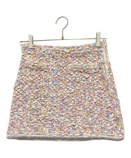 CHANEL（シャネル）CHANEL (シャネル) ツイードスカート マルチカラー サイズ:36の古着・服飾アイテム