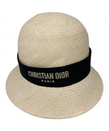 Christian Dior（クリスチャン ディオール）の古着「ストローハット」｜ベージュ
