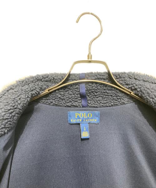 POLO RALPH LAUREN（ポロ・ラルフローレン）POLO RALPH LAUREN (ポロ・ラルフローレン) ボアジャケット ネイビー サイズ:Lの古着・服飾アイテム