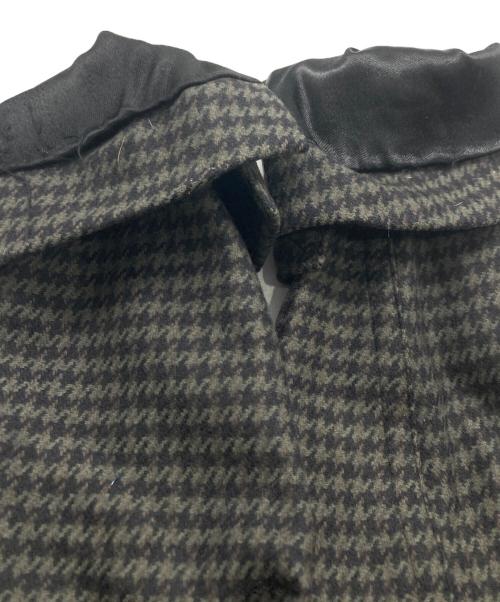 GUCCI（グッチ）GUCCI (グッチ) ハウンドトゥース チェスターコート ブラック×グレー サイズ:44の古着・服飾アイテム