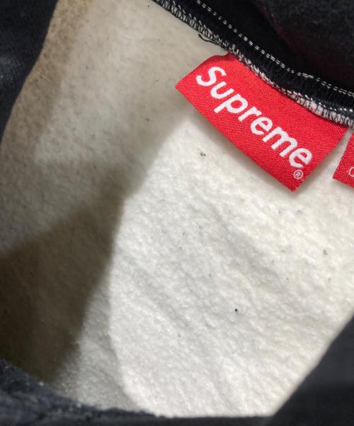 SUPREME（シュプリーム）SUPREME (シュプリーム) S logo split hooded Sweat shirt/プルオーバーパーカー/フーディー ブラック×ホワイト サイズ:Mの古着・服飾アイテム