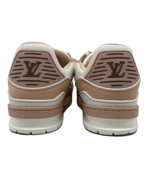 LOUIS VUITTON（ルイ ヴィトン）LOUIS VUITTON (ルイ ヴィトン) LVトレイナー スニーカー ホワイト×ライトピンク サイズ:8の古着・服飾アイテム
