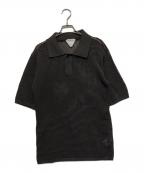 BOTTEGA VENETAボッテガベネタ）の古着「Salon 01 Mesh Polo Top」｜ブラック