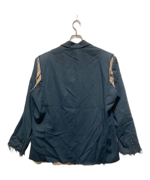 MIHARA YASUHIRO（ミハラヤスヒロ）MIHARA YASUHIRO (ミハラヤスヒロ) ウールダブルブレストジャケット グリーン サイズ:38の古着・服飾アイテム