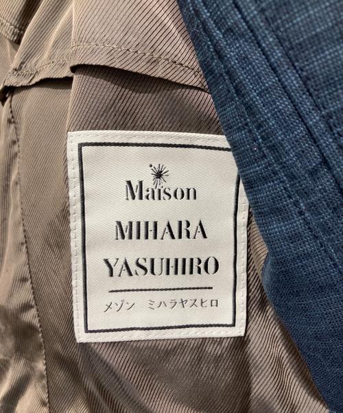 MIHARA YASUHIRO（ミハラヤスヒロ）MIHARA YASUHIRO (ミハラヤスヒロ) ウールダブルブレストジャケット グリーン サイズ:38の古着・服飾アイテム