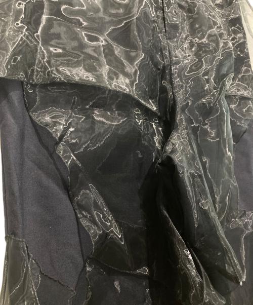 ENFOLD（エンフォルド）ENFOLD (エンフォルド) シアーレイヤードパンツ ブラック サイズ:36の古着・服飾アイテム