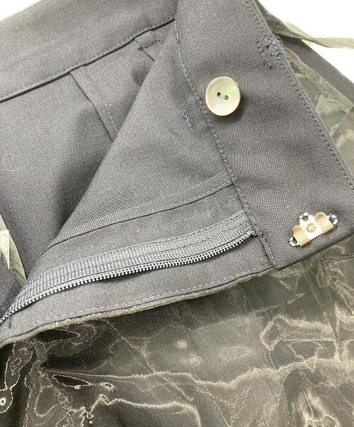 ENFOLD（エンフォルド）ENFOLD (エンフォルド) シアーレイヤードパンツ ブラック サイズ:36の古着・服飾アイテム