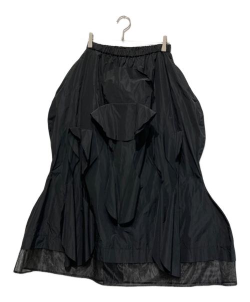 ENFOLD（エンフォルド）ENFOLD (エンフォルド) DEEP SKIRT/ディープ スカート ブラック サイズ:M（38）の古着・服飾アイテム