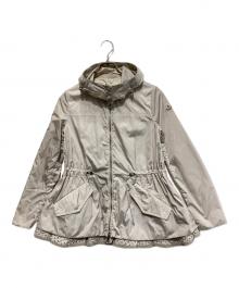 MONCLER（モンクレール）の古着「LOTUSナイ ロンジャケット」｜ベージュ