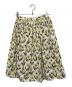 PRADA (プラダ) 花柄スカート ホワイト×イエロー サイズ:36：8000円