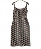 PRADAプラダ）の古着「エンボスドレス」｜マルチカラー