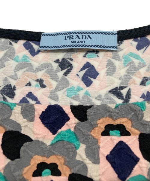 PRADA（プラダ）PRADA (プラダ) エンボスドレス マルチカラー サイズ:38の古着・服飾アイテム