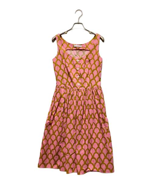 PRADA（プラダ）PRADA (プラダ) ノースリーブワンピース ピンク サイズ:38の古着・服飾アイテム