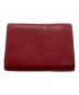 MIU MIU (ミュウミュウ) MADRAS 3つ折り財布 レッド：9000円