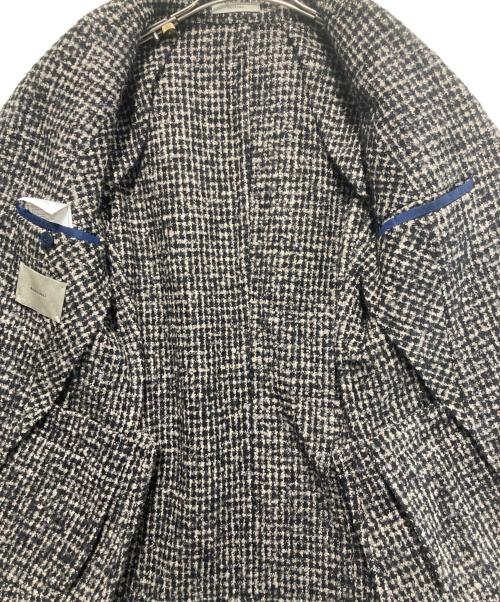 BOGLIOLI（ボリオリ）BOGLIOLI (ボリオリ) ツイードテーラードジャケット ブラック×ホワイト サイズ:42の古着・服飾アイテム