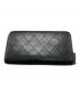 CHANEL (シャネル) 長財布/ラウンドジップウォレット/マトラッセ/ラムスキン ブラック：40000円