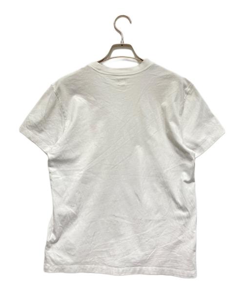 AMI Alexandre Mattiussi（アミアレクサンドルマテュッシ）AMI Alexandre Mattiussi (アミアレクサンドルマテュッシ) ハートロゴ刺繍ロゴTシャツ ホワイト サイズ:Sの古着・服飾アイテム