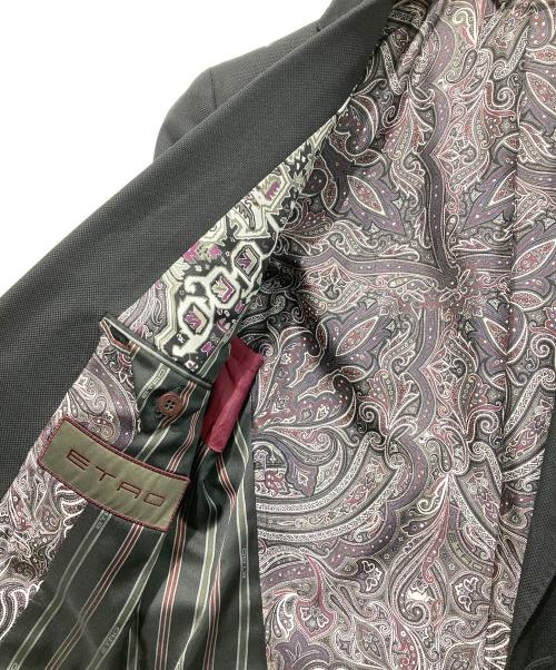 ETRO（エトロ）ETRO (エトロ) テーラードジャケット ブラック サイズ:46の古着・服飾アイテム